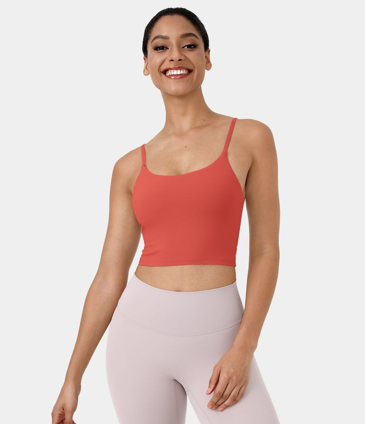 Women’s Basic Padded Workout Cropped Tank Top - Halara | HALARA