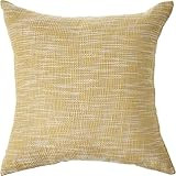 Soft Yellow Distressed Throw Pillow | Amazon (US)