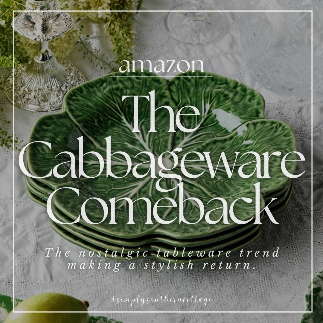 The Cabbageware Comeback! The nostalgic tableware trend making a stylish return. All from Amazon!!


Amazon, Amazon home, Amazon home decor, farmhouse decor, country home decor, rustic decor, farmhouse home decor, cabbageware, tableware, table setting, nostalgic decor 




#LTKOver40 #LTKHome