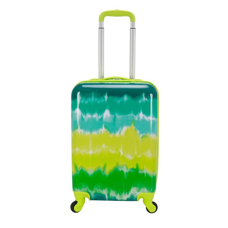 Crckt Kids' Hardside Carry On Spinner Suitcase - Green Tie Dye | Target