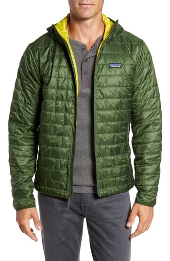 Men's Patagonia Nano Puff Hooded Jacket, Size Small - Green | Nordstrom