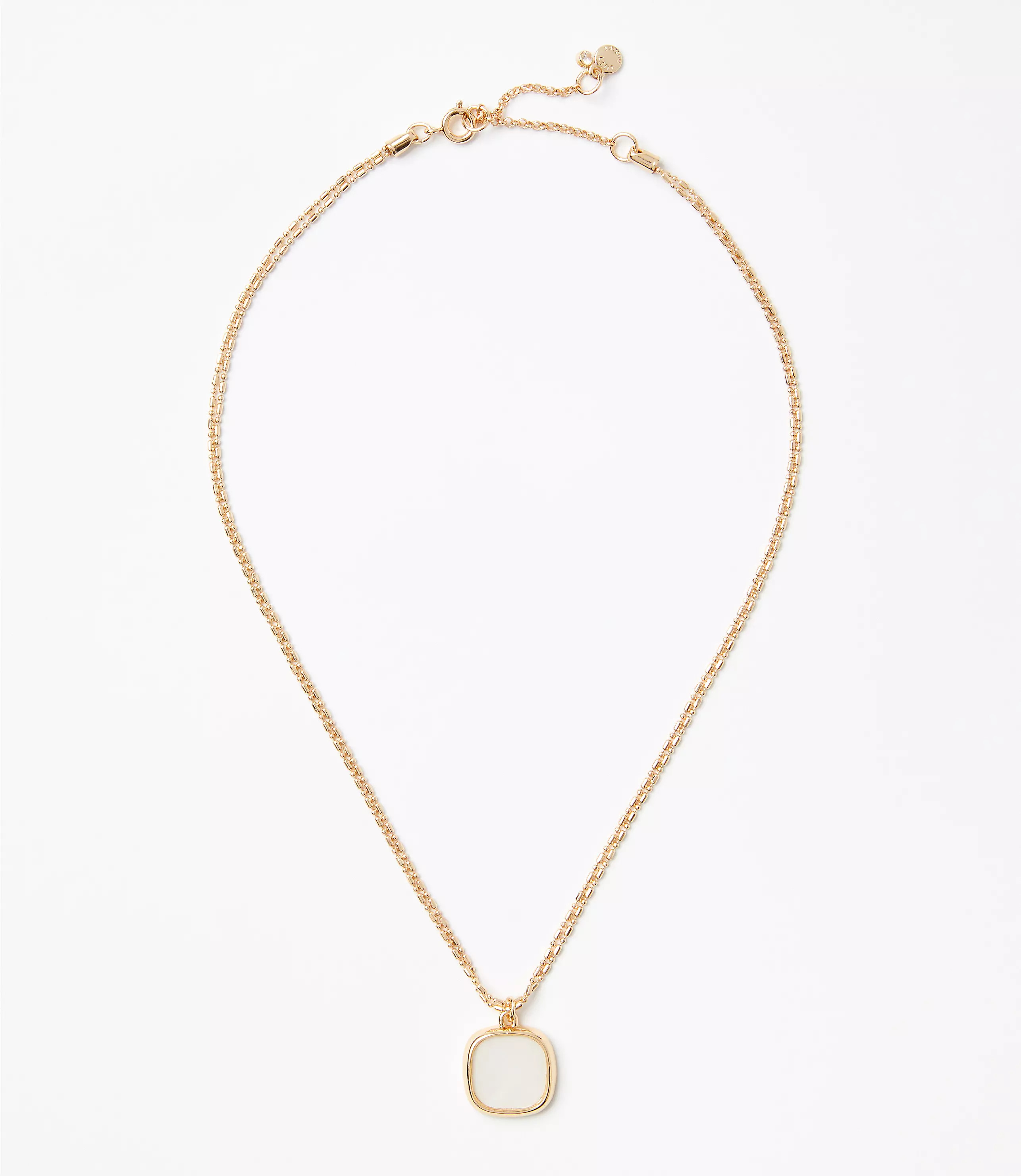 Double Chain Pendant Necklace | LOFT