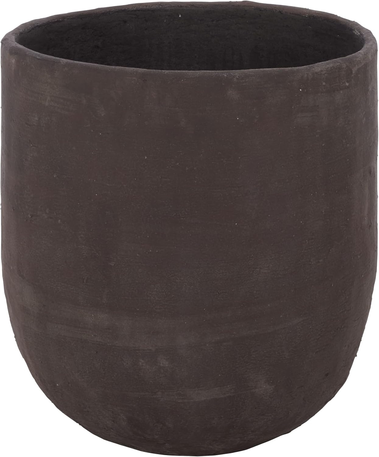 SAFAVIEH Outdoor - Cana Large Planter Pot with Drainage - Brown Cement & Bamboo - Weather Resistant - Ideal for Patio, Garden, Backyard, 19.3" Wx 19.3" D x 21.3" H (PAT1405A) | Amazon (US)