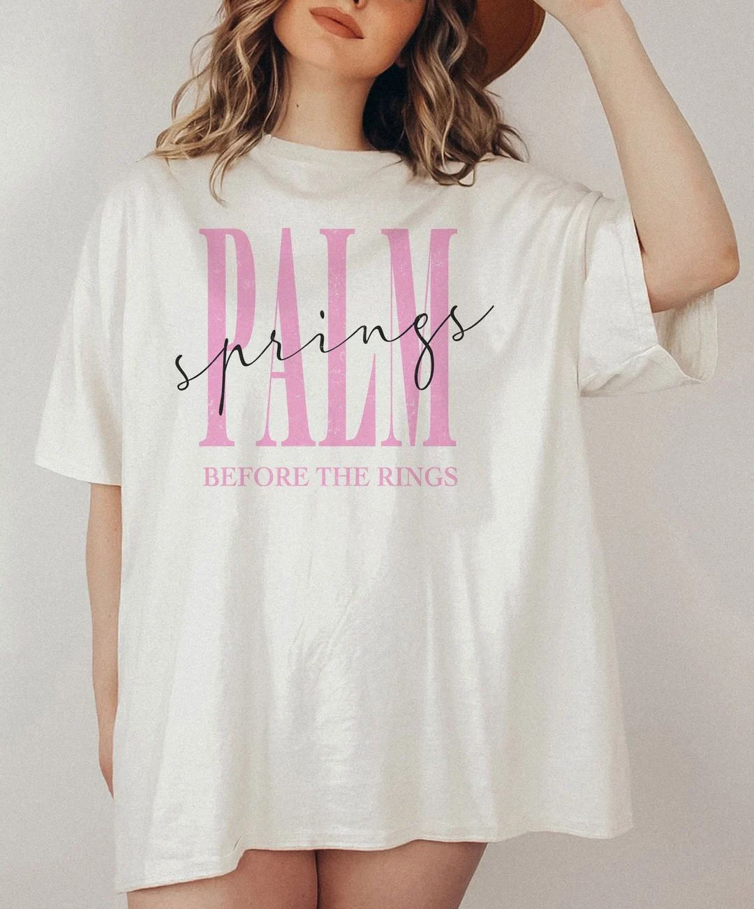 Bachelorette Party Shirts, Palms Springs before the rings, Palm Springs Bachelorette Party Shirts... | Etsy (US)