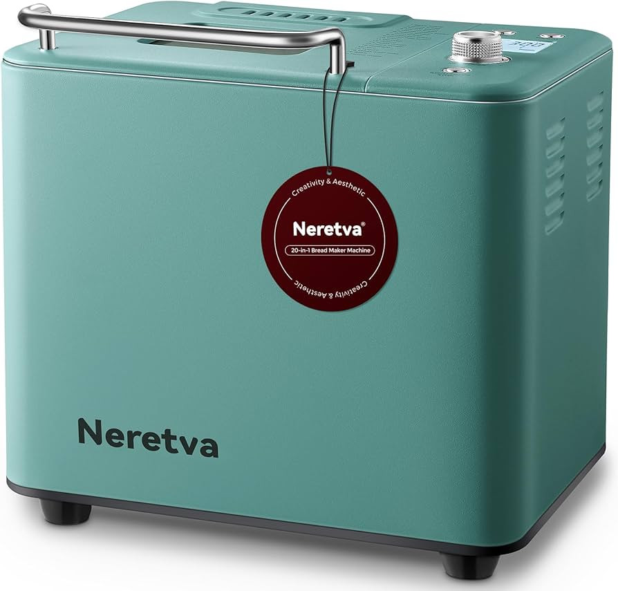 Neretva Bread Maker, 20-IN-1 2LB Bread Machine Dual Heater Bread Maker Machine Automatic with Non... | Amazon (US)