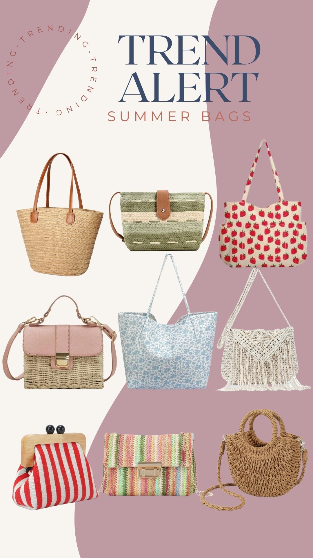 Summer trending bags at Walmart 

#LTKmomlife #LTKSeasonal #LTKSaleAlert