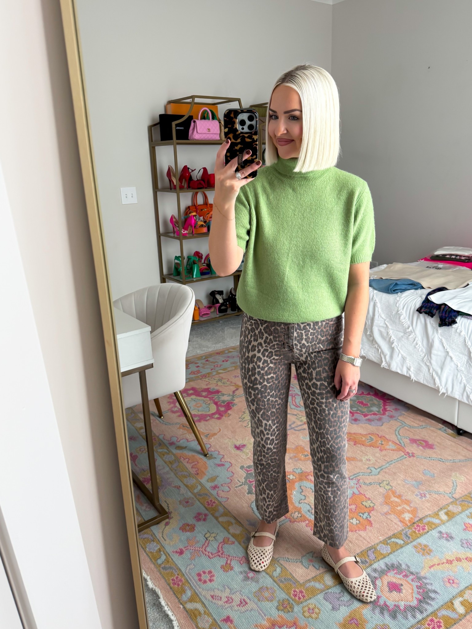 Leopard print kick flare jeans (size 24) - 45% OFF + under $60!!!

#LTKHoliday #LTKPetite #LTKootd