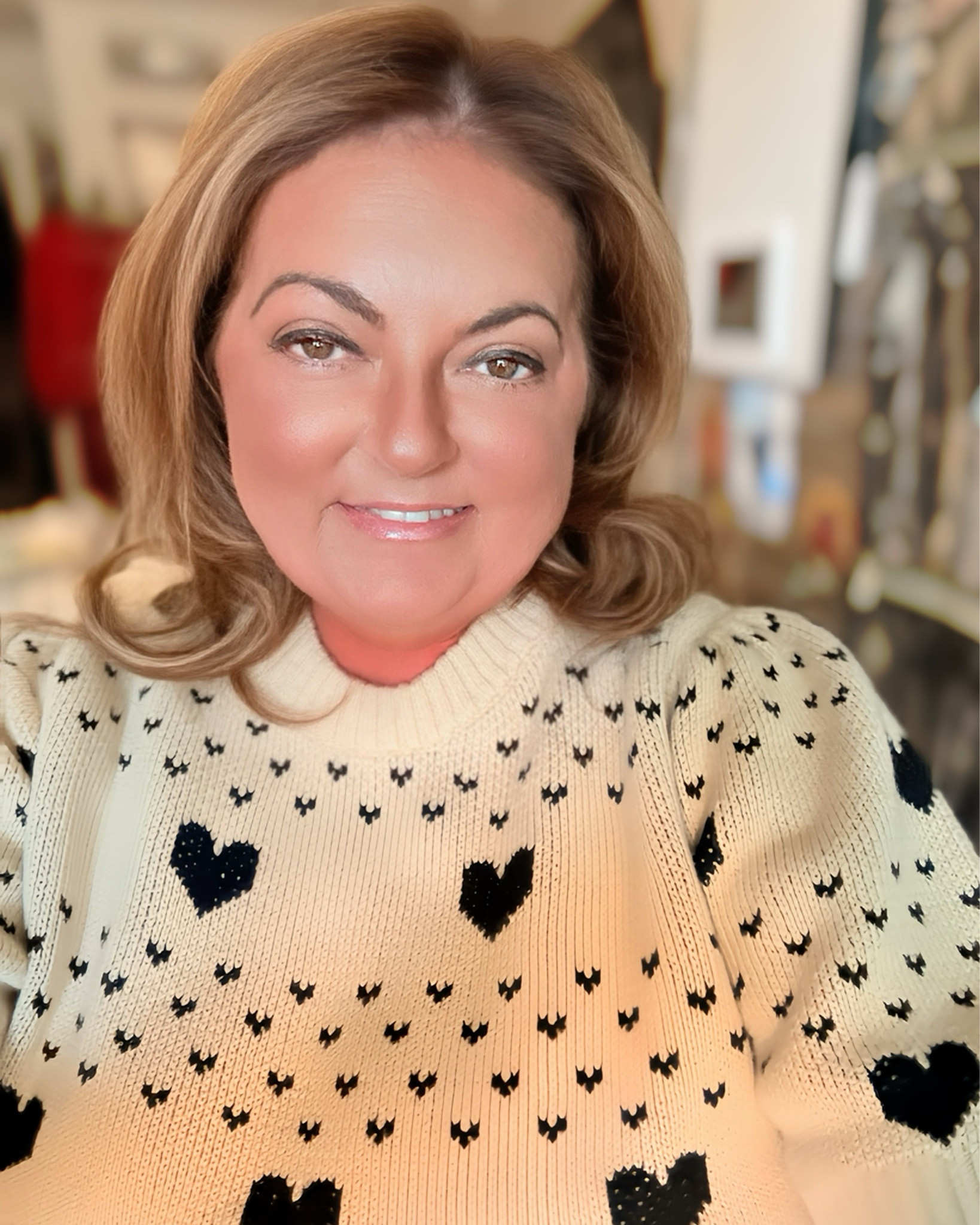 One of the last of my Valentine’s looks… can’t believe it’s already this weekend ❤️
Having some tough days, but here I am — playing with makeup, smiling, and still showing up. 👊🏼✨

#LTKValentine #LTKootd #LTKdayinmylife