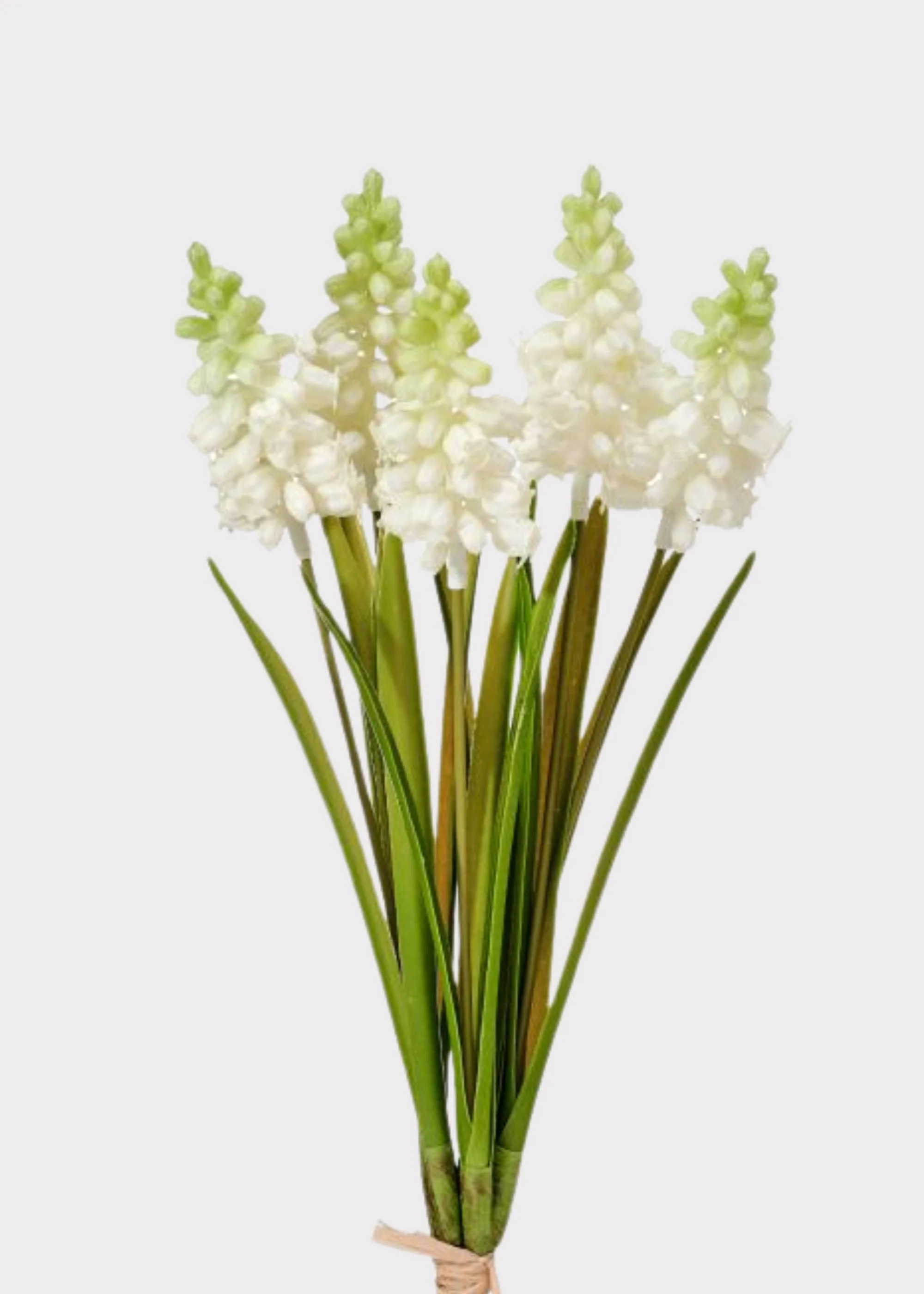 Grape Hyacinth Bundle in White | Fake Spring Flowers at Afloral | Afloral
