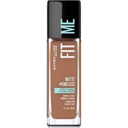 Maybelline Fit Me Matte + Poreless Liquid Foundation Makeup Latte 1 fl. oz. | Walmart (US)