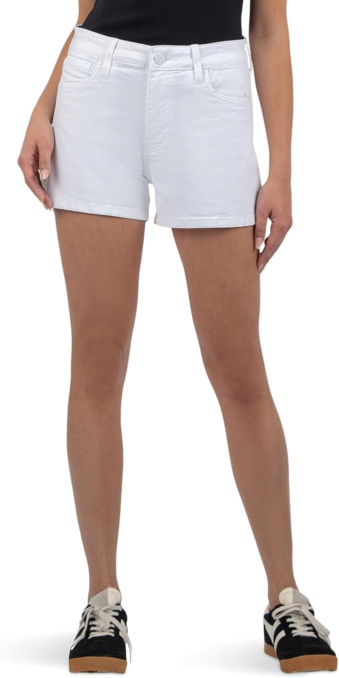 KUT from the Kloth Women's Jane High-Rise Shorts with Five Pockets with Regular Hem | Amazon (US)