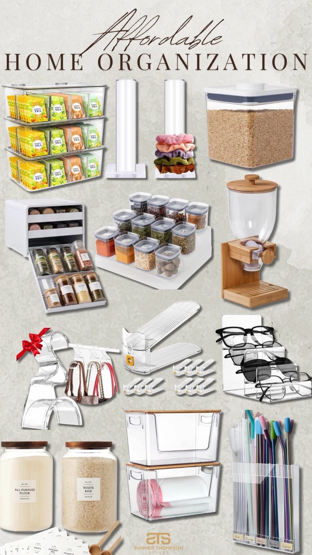 Affordable home organization must haves! 

Acrylic. Home organization. Trending. Best sellers. Viral. Affordable. Cereal dispenser. Spice jars. 

#LTKSeasonal #LTKHome #LTKFindsUnder100