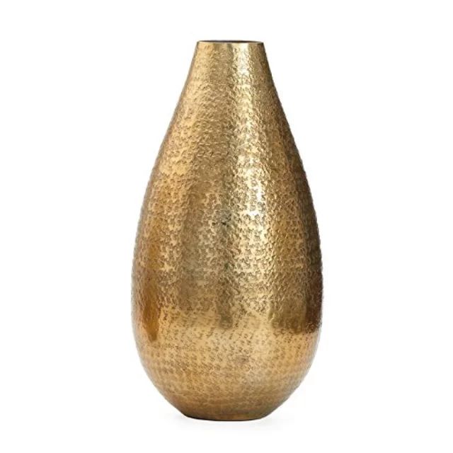 Torre and Tagus 901512B Talis Hammered Tall Vase, Gold | Walmart (US)