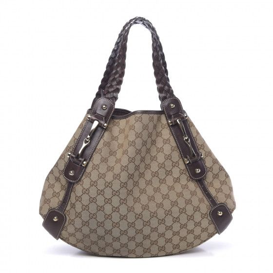 GUCCI Monogram Medium Pelham Shoulder Bag Dark Brown | Fashionphile