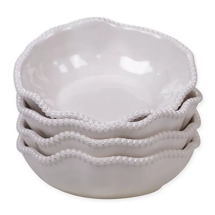 Certified International Perlette Bowls in Cream (Set of 4) | Bed Bath & Beyond