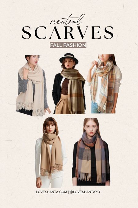 Women’s neutral scarves for fall and winter. Neutral style scarf, winter outfit, cold weather accessories, pashmina, plaid scarves, gift idea for her, gifts for her, Christmas gift

#LTKSeasonal #LTKstyletip #LTKHoliday