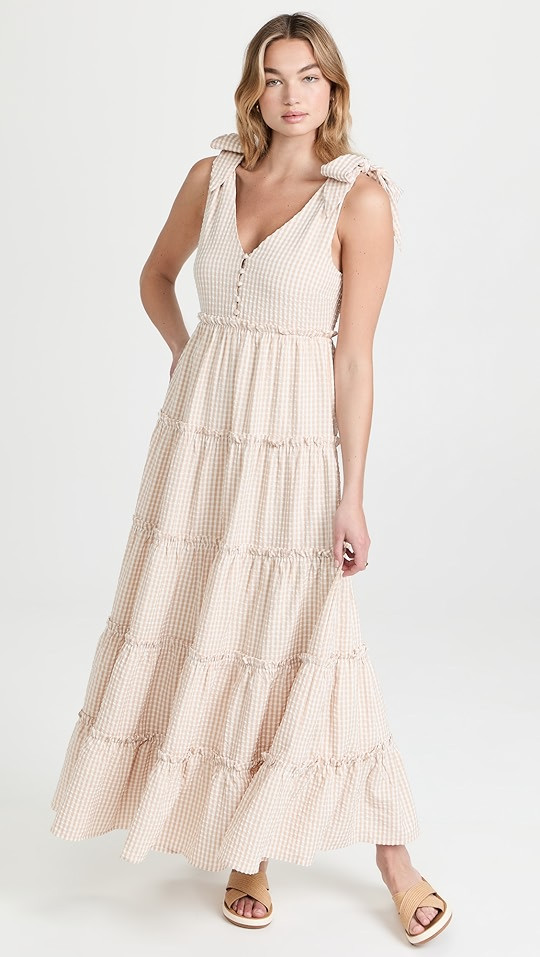 Gingham Maxi Dress | Shopbop