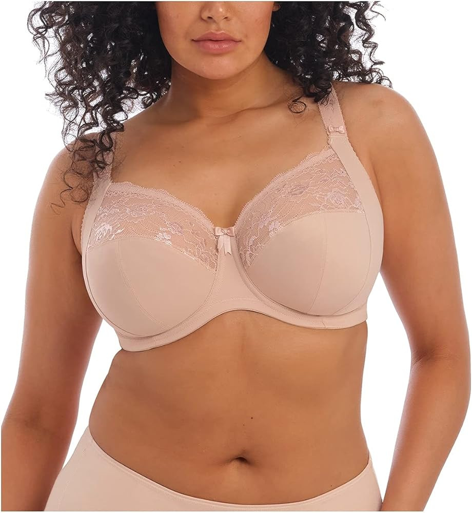 Elomi Morgan Stretch Lace Banded Underwire Bra (4111),38G,Sahara | Amazon (US)