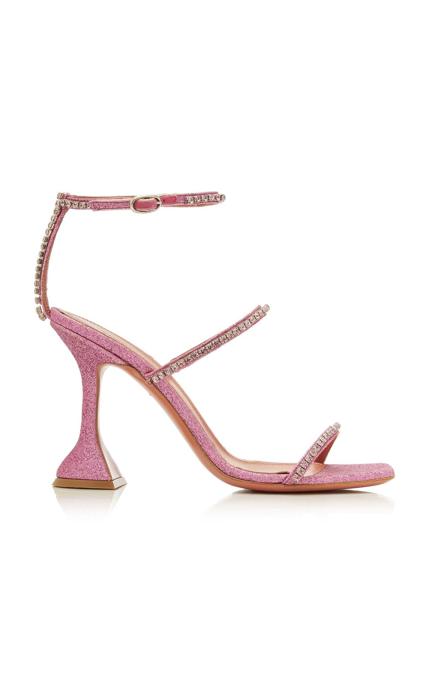 Gilda Crystal-Embellished Leather Sandals | Moda Operandi (Global)