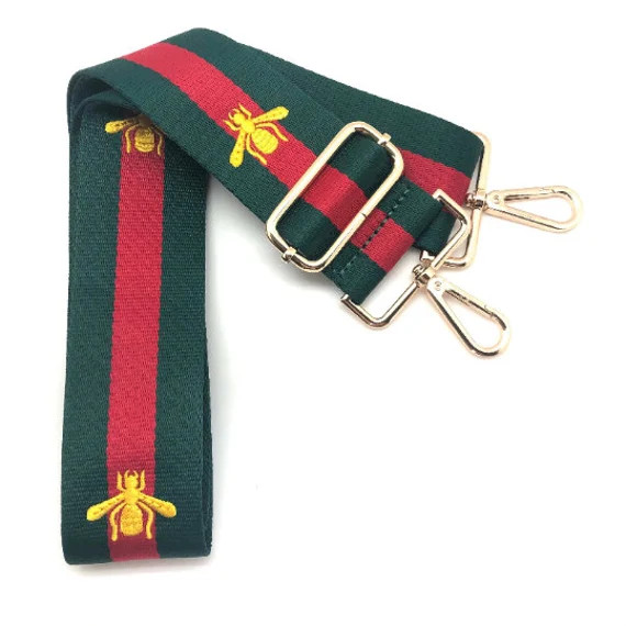 Woven Canvas Purse Strap  Green Bee 2-inch | Etsy | Etsy (US)