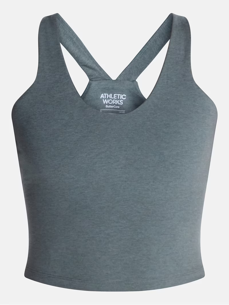 Athletic Works Women's ButterCore Bra Tank Top, Sizes XS-XXXL | Walmart (US)