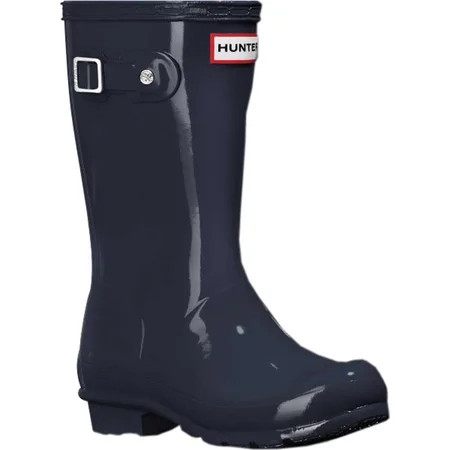 Children s Hunter Original Kids Gloss Rain Boot Navy 3 M | Walmart (US)