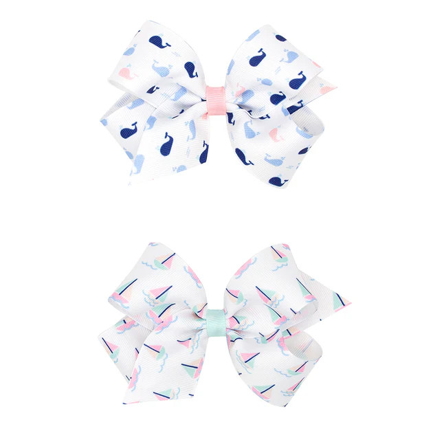 Nautical Print Bows | Classic Whimsy