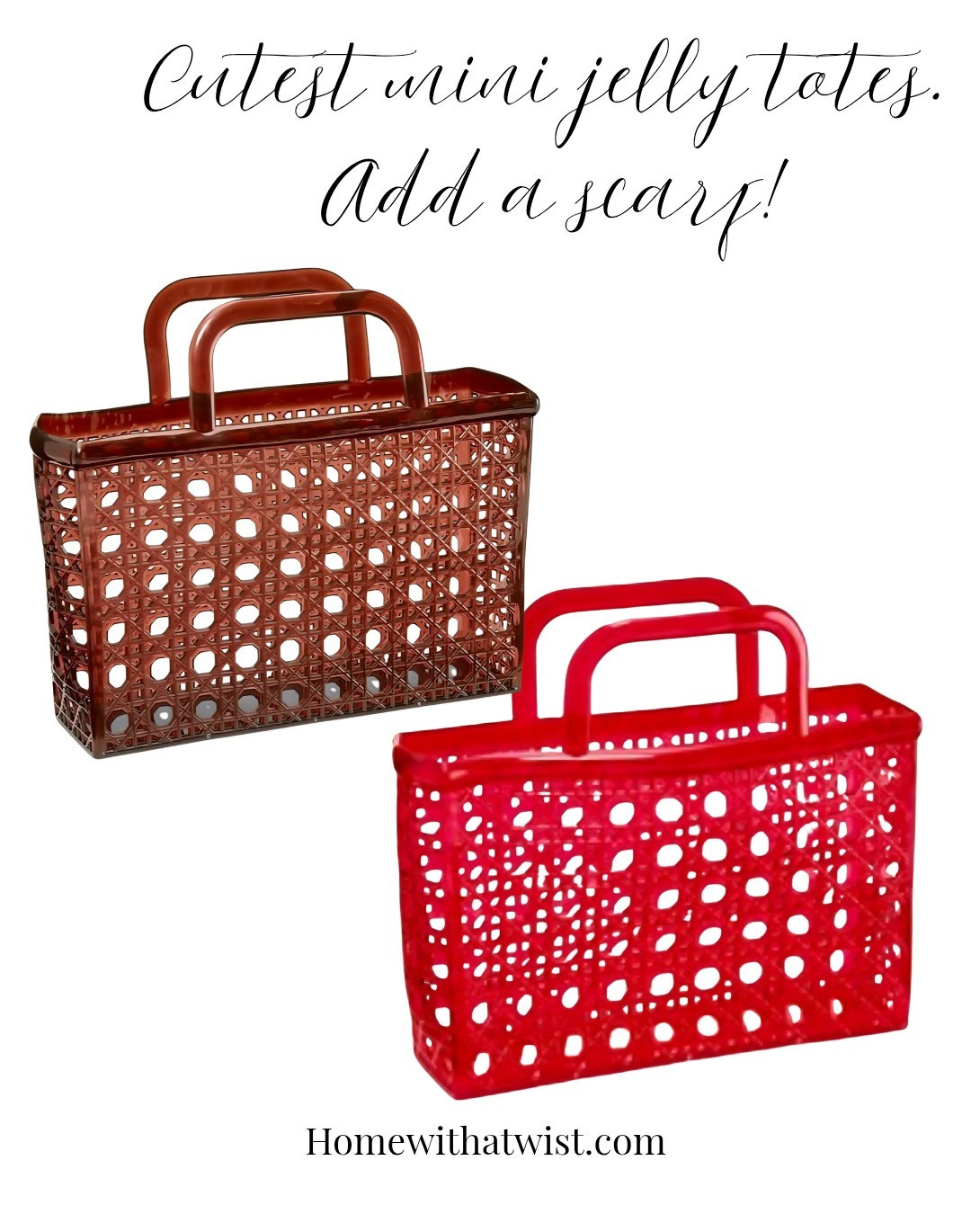 I love the look of a cane bag and these from #oldnavy are jelly! They come in four colors. I think they'd also double as an Easter basket.

#LTKdayinmylife #LTKSeasonal #LTKootd