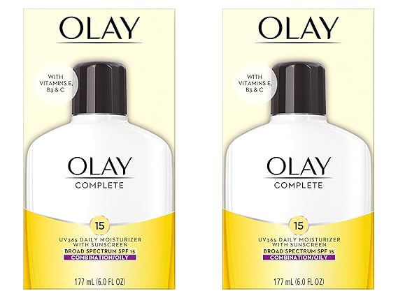 Face Moisturizer by Olay Complete Lotion All Day Face Moisturizer for Combination/Oily Skin with ... | Amazon (US)