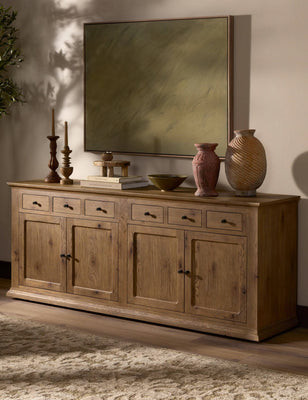 Harding Sideboard by Amber Lewis x Four Hands, Weathered Oak | Lulu and Georgia 