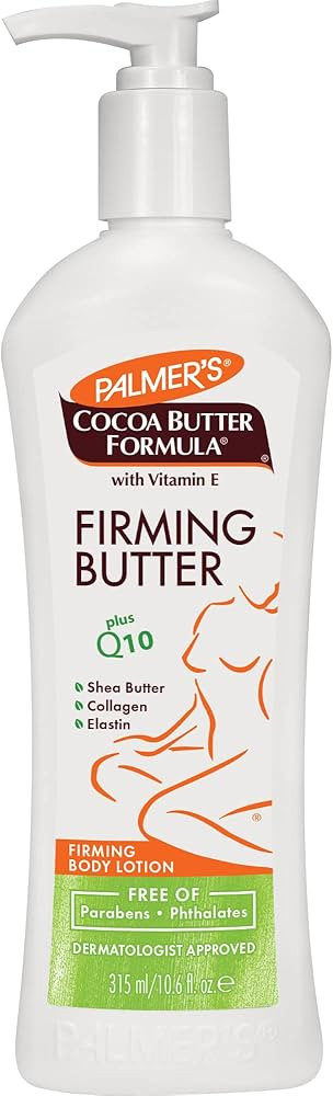 Palmer's Cocoa Butter Formula with Vitamin E + Q10 Firming Butter Body Lotion, Postpartum Essenti... | Amazon (US)