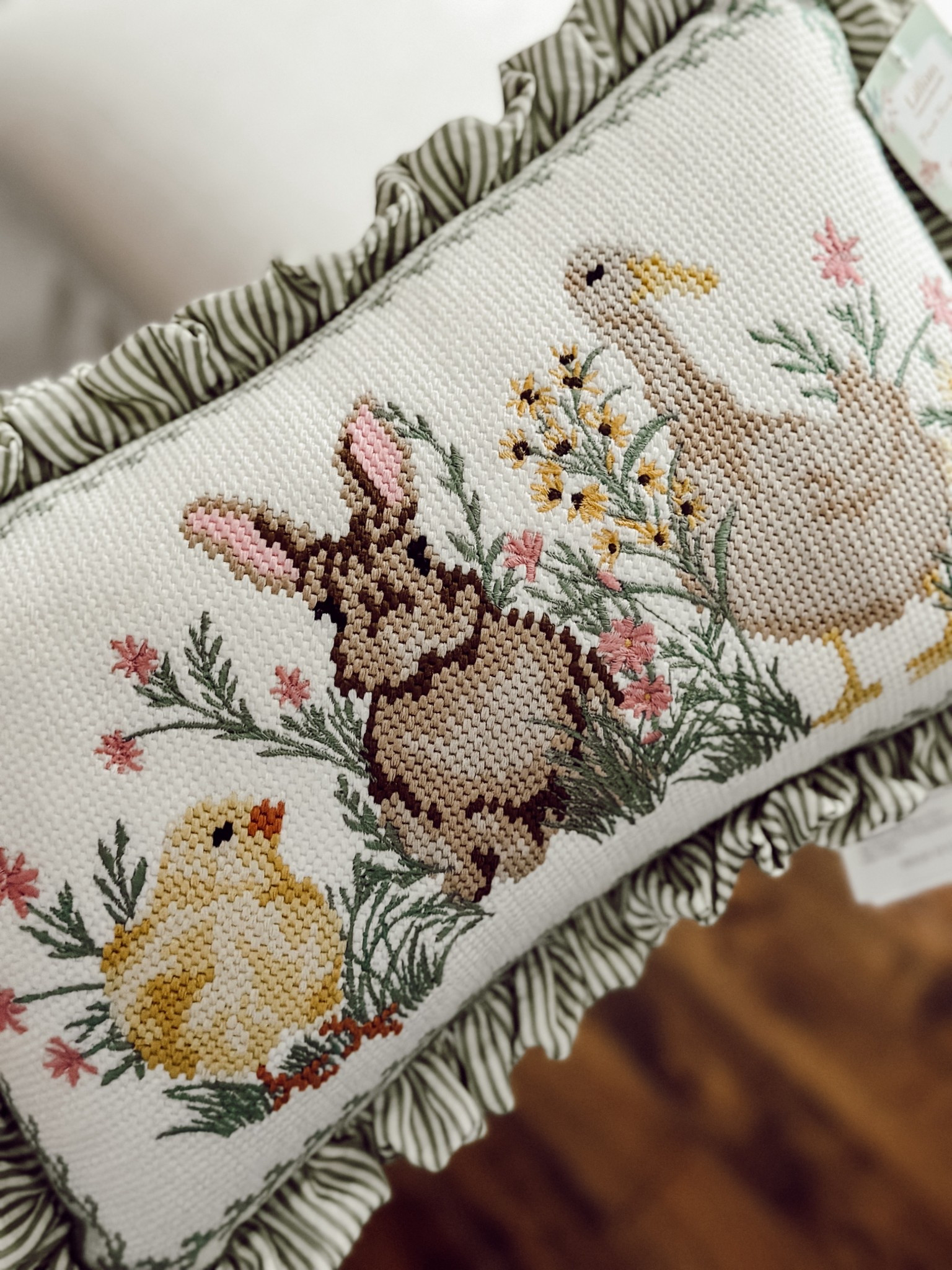Marshall’s has some really cute Easter pillows! This one came home with me.

#LTKHome #LTKSeasonal