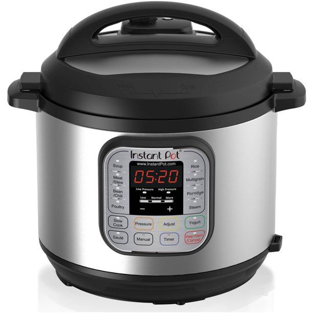 Instant Pot, 6-Quart Duo Electric Pressure Cooker, 7-in-1 Yogurt Maker, Food Steamer, Slow Cooker... | Walmart (US)