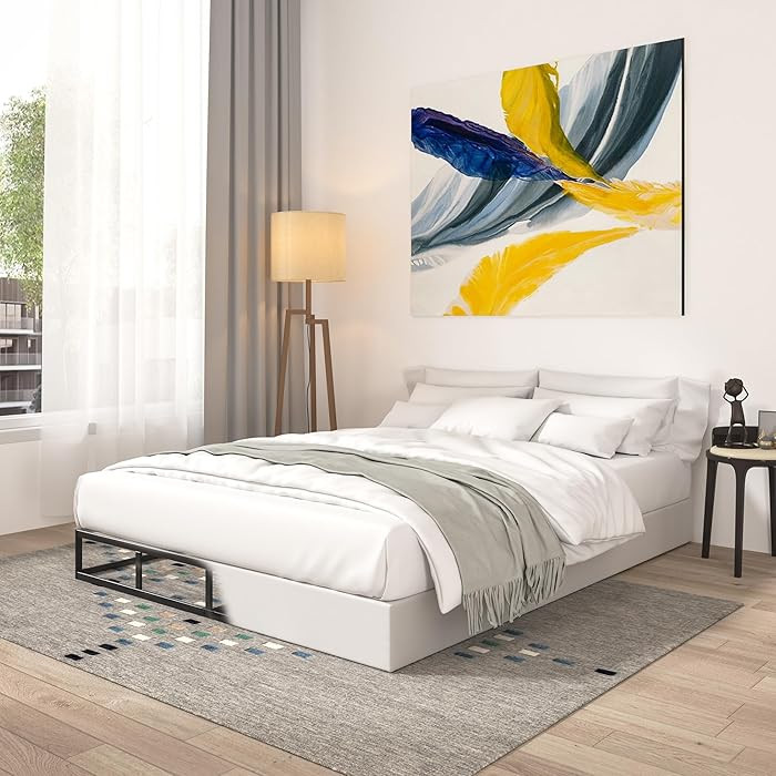 Qingzhou Box Spring King Bed Bases, 7 Inch High Metal King Size Box Spring Only, Heavy Duty Mattr... | Amazon (US)