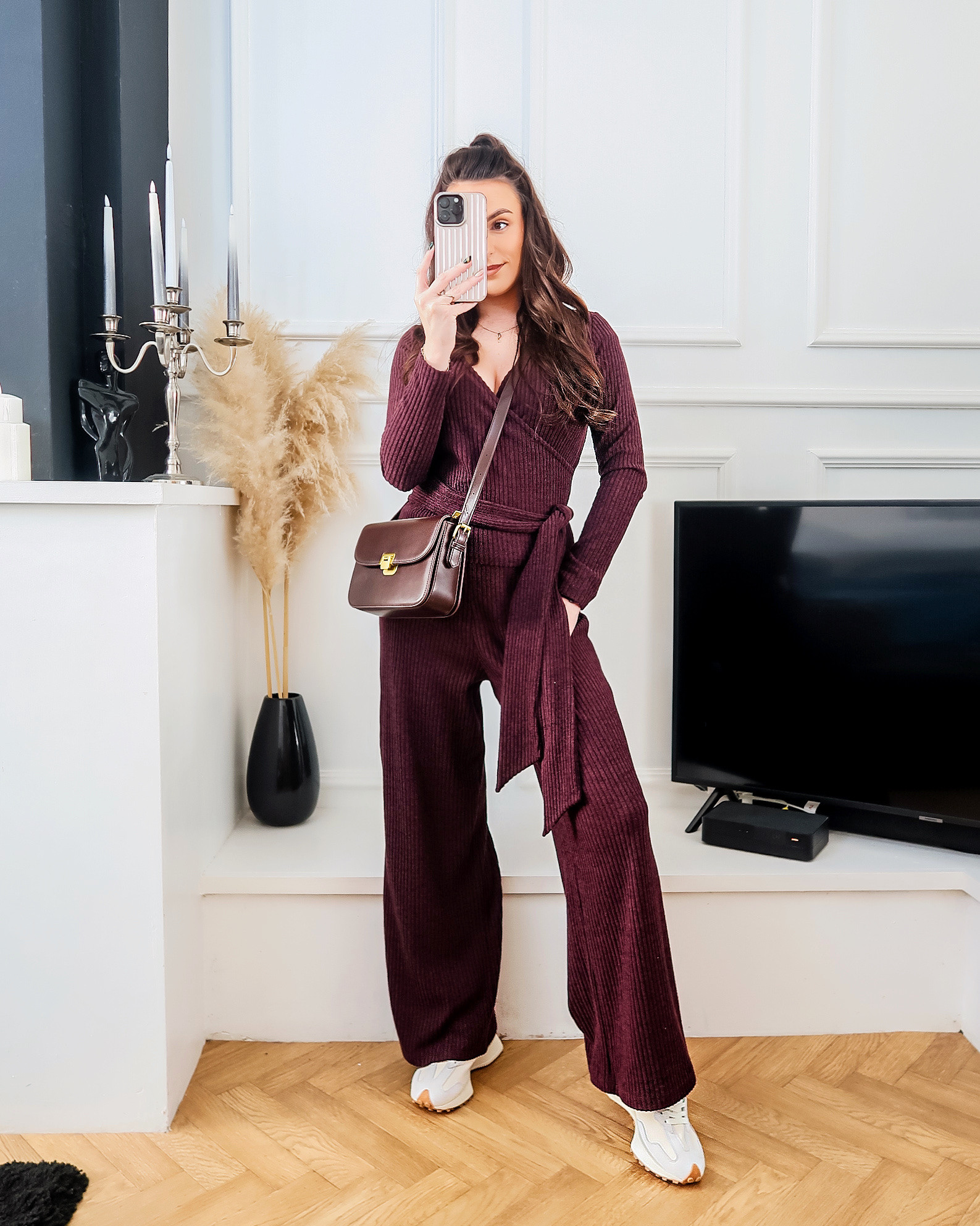 loungewear set, chic loungewear, ribbed loungewear, burgundy outfit, ribbed top, wide leg trousers, comfortable style, effortless fashion, casual chic, work to weekend outfit, elevated loungewear, minimal style, monochrome outfit, street style, modern fashion, relaxed elegance, winter wardrobe, capsule wardrobe, new balance 327, new balance burgundy 

#LTKeurope #LTKspring #LTKuk