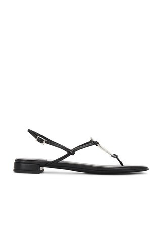 Jeffrey Campbell 1 Chance Sandal in Black Matte & Silver from Revolve.com | Revolve Clothing (Global)