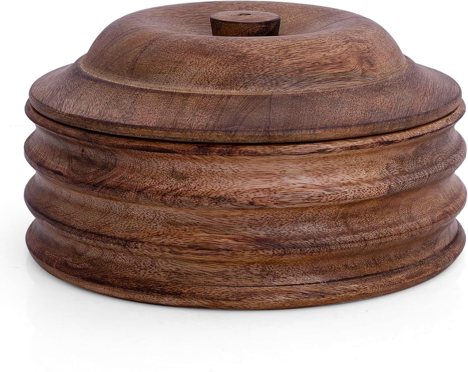 Handcrafted Wooden Mexican Tortilla Warmer Basket Indian Chapati Roti Bread Holder Box Pancake Ke... | Amazon (US)