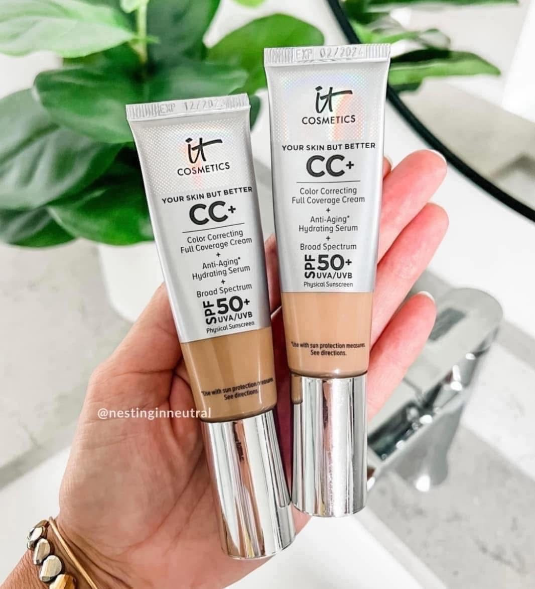 Group fave IT cosmetics CC+ foundation is on an AMAZ0N PRlCE DR0P today!!!
👉 If you don't know about this miracle coverage cream, it's soooo good! I don't usually like much on my face when it comes to foundation, so I like that this one is buildable coverage. Just a few dabs & swipes and my skin looks flawless. On top of that, this has SPF 50 built right in! I have oily skin so like to put on a setting powder after. 

Beauty, skincare, makeup

#LTKselfcare #LTKBeauty #LTKSaleAlert