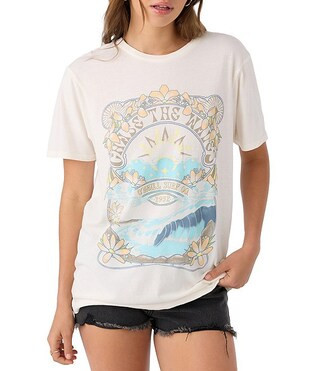 Chase The Waves Graphic Short Sleeve T-Shirt | Dillard's