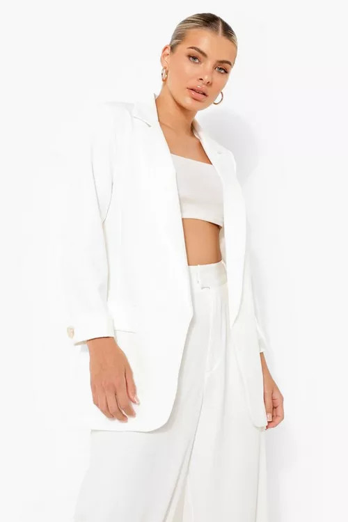 Turn Back Cuff Tailored Blazer | Boohoo.com (US & CA)