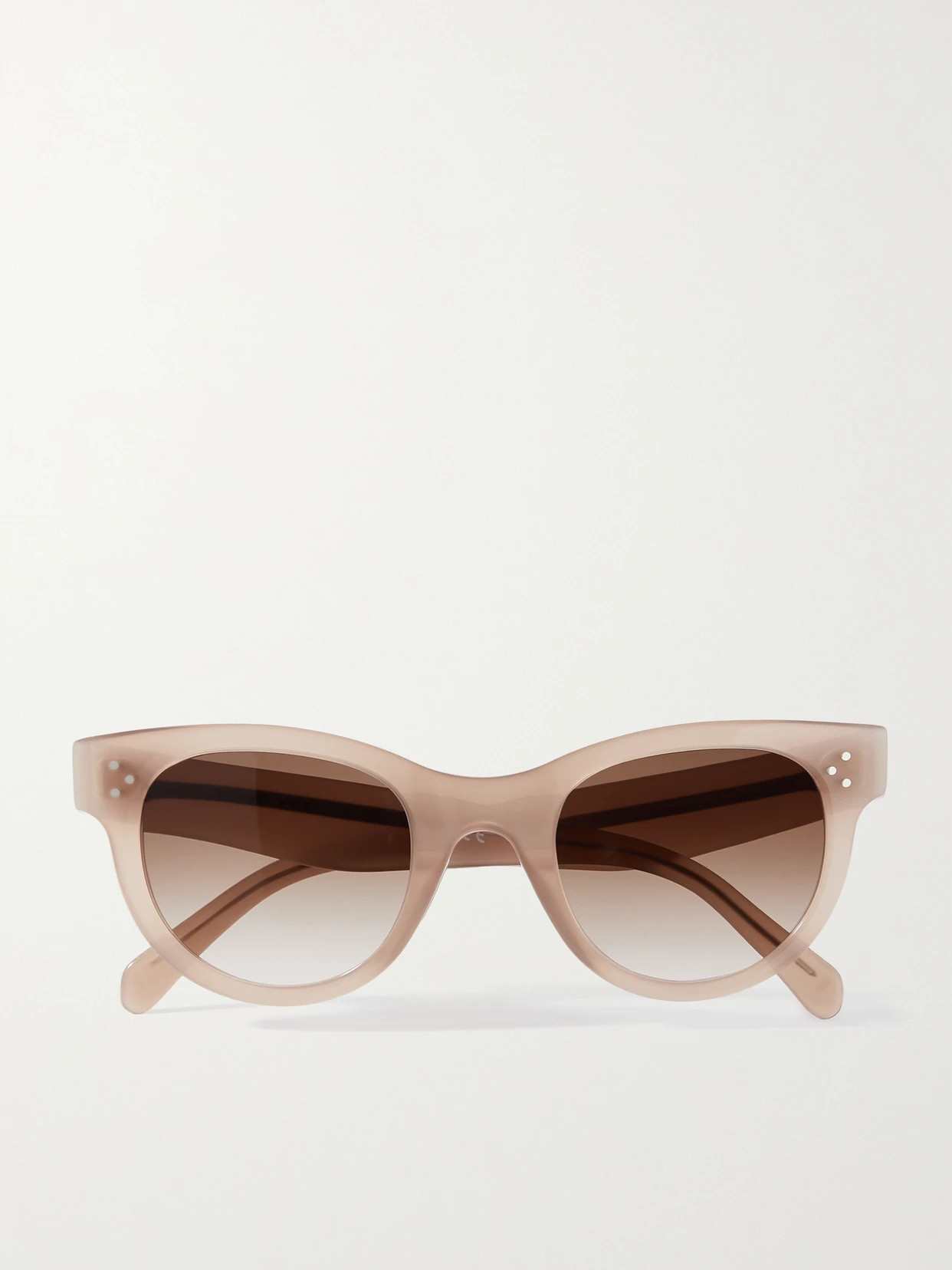 CELINE Eyewear - Round-frame Acetate Sunglasses - Brown | NET-A-PORTER (US)