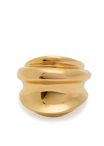 Leona 14kt gold-plated ring | Harvey Nichols