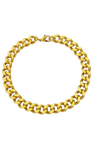 Thea Necklace in Gold Plated Brass | Revolve Clothing (Global)