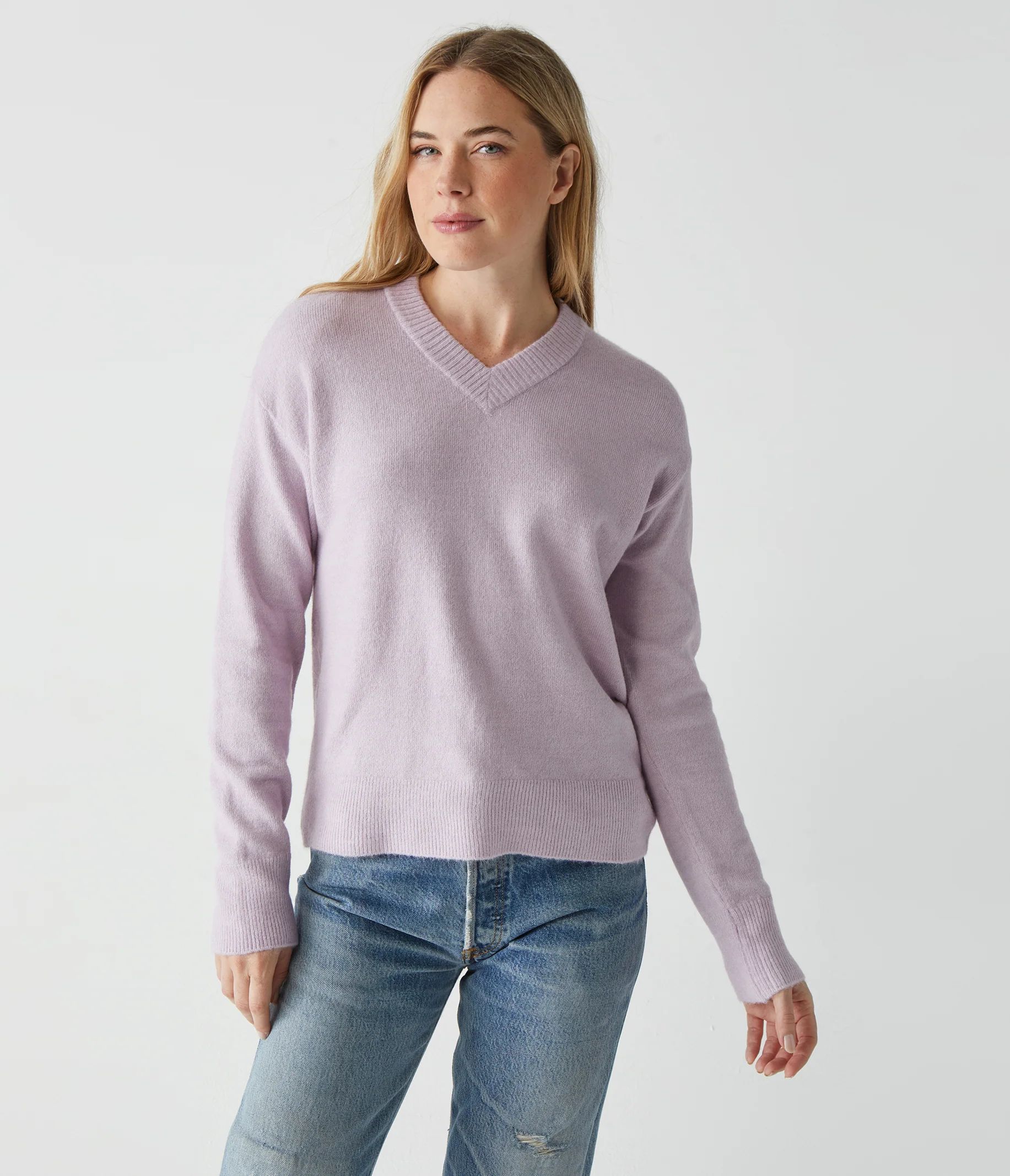 Variant options: Wes V-Neck Pullover Sweater | MichaelStars.com