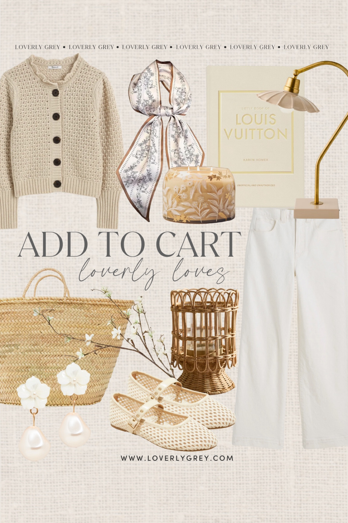 So many good neutral finds! 

Loverly Grey, tote bag, white jeans, cardigan, spring finds, home finds 

#LTKSeasonal #LTKHome