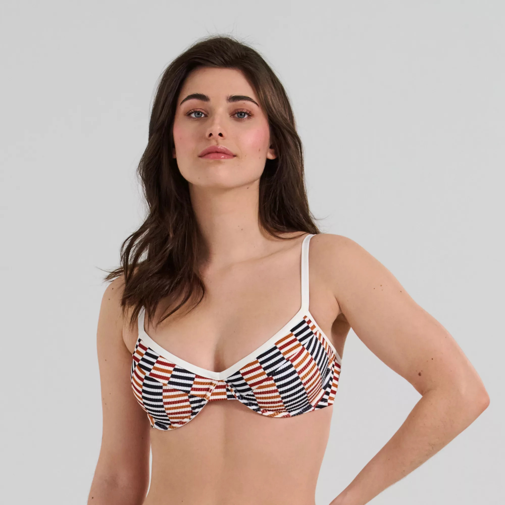 Women's Freshwater Underwire Binding Bra Swim Top | Kohl's