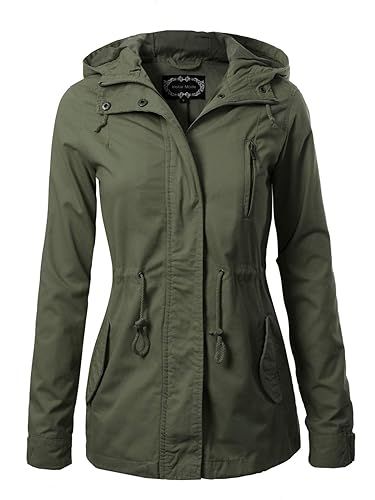 Instar Mode Women's Military Anorak Safari Hoodie Jacket | Amazon (US)