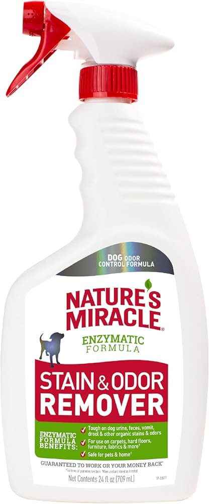 Nature’s Miracle Stain And Odor Remover Dog 24 Ounces, Odor Control Formula, Spray | Amazon (US)