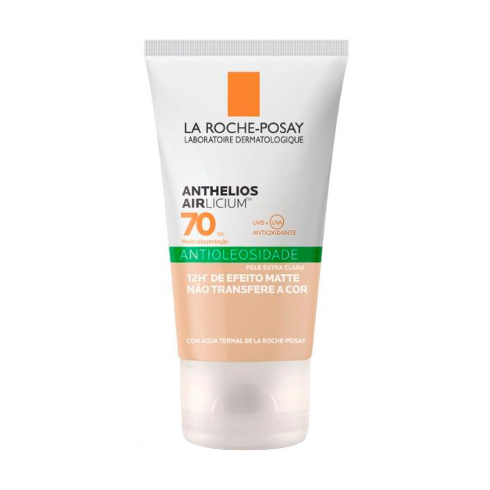 Protetor Solar Facial com Cor La Roche-Posay - Anthelios Airlicium Fps70 - Extra Clara | Epoca Cosmeticos BR