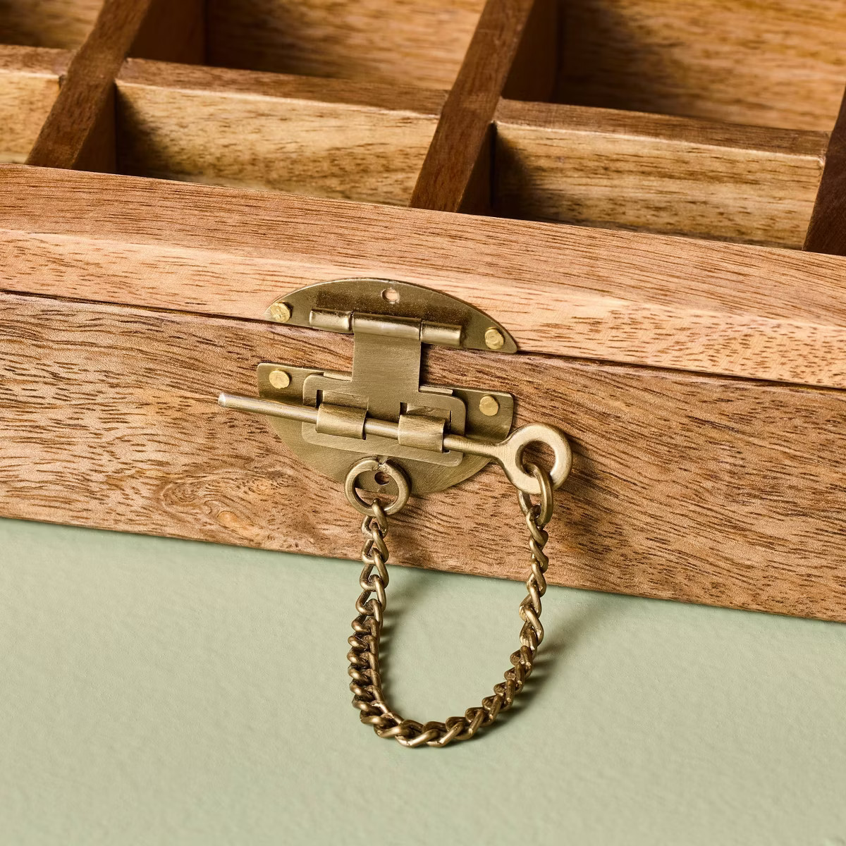 Small Wood Collectables Box - Hearth & Hand™ with Magnolia | Target